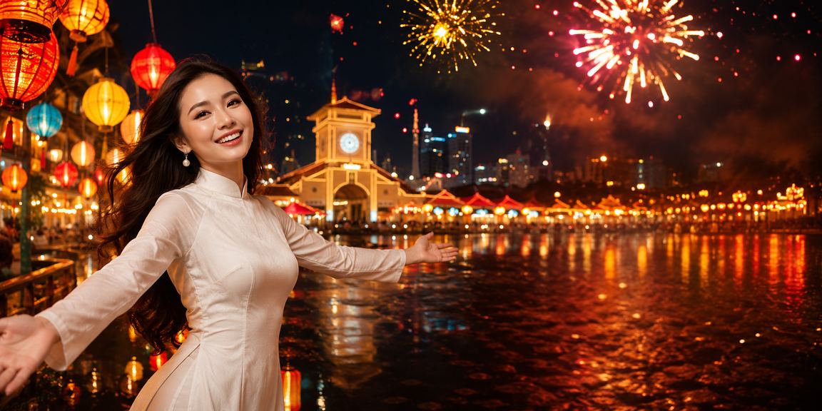 Không khí giải trí cá cược sôi động tại TP. Hồ Chí Minh với đèn lồng trang trí